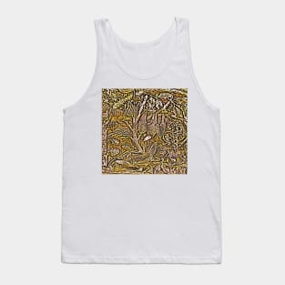 Bird In Tree Relief #1a Tank Top